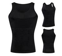 YRYRYW Men's Stretch Compression Shirts - Fitness Body Slimming Shapewear Vest Gymnastics Tummy Control Baselayer Linen Good Household faucets