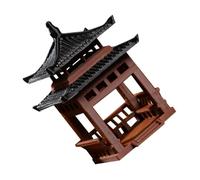YRYRYW Miniature Pavilion Garden Decor Realistic Bonsai Landscape Ornament for Fish Tank Ancient Architecture Statue for Aquarium Decoration Household faucets