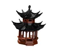 YRYRYW Miniature Pavilion Statue Decor for Garden Pavilion Figurine Outdoor Gardening Ornaments Household faucets