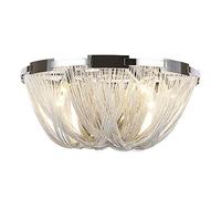 YRYRYW Nordic Personality Light Luxury Ceiling Lamp,E14 Post- Tassel Chandelier,Loft Apartment Duplex Living Room Banquet Hall Bedroom Dining Room Lamp-The suction ceiling 80cm in diameter Household