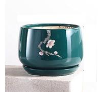 YRYRYW Planter Retro Succulent Planter Ceramic Planter Round Shape Succulent Planter Large Flower Pot Indoor And Outdoor Plant Pot For Succulents Household faucets