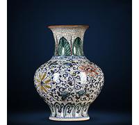 YRYRYW Porcelain Hand-painted Blue And White Porcelain Vase Imperial Kiln Chinese Household Study Living Room TV Cabinet Collection Ornaments Household faucets
