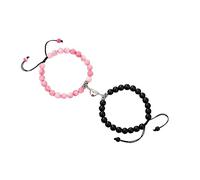 YRYRYW Schmuck Set of 2 Bracelets, 8 mm, Natural Stone, Woven for Him and Her, Bracelet for Couples, Great Gift Idea - 18 cm Household faucets