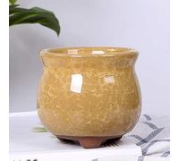 YRYRYW Succulent Flower pot Ice Cracked Ceramic Planter Colorful Open Ceramic Garden Trumpet Decorative Plant Pot Creative Office Desktop Combination Green Plant Pots Household faucets