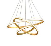 YRYRYW Wood Color LED Home Dining Room Bedroom Study Chandelier,LED Nordic Living Room Lamps,Creativity Personality Wood Art Chandelier-The wood is warm 40+60+80cm Household faucets