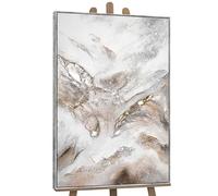 YS-Art Luxury Abstract Design Acrylic Paintings on Canvas Ascension Hand Painted Wall Pictures Living Room Modern Home Decor Pictures Office Bright Style Real Art 56x40 inches