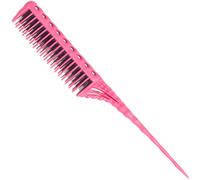 YS Park YS150 T-Zing Back Combing Comb Red/Pink