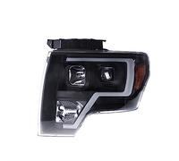 YSA ASF 1set Auto Headlight For Raptor 2009-2014 LED Light Head Lamp DRL Double Xenon Lens Car Headlight Lens Cover(No bulb)