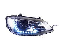 YSA ASF 1set Led Auto Headlight Assembly For Jetta For Sagitar 2012-2018 Upgrade Tears Eye Design Bifocal Lens Signal Lamp Car Headlight Lens Cover(Xenon Light)
