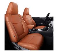 YSA ASF 5 Seats Custom Fit Car Seat Covers For Mitsubishi For Pajero Perforated Genuine Leather On Middle Combined Seat Cover Cushion(Orange)