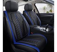 YSA ASF 5d Front+rear Seat Car Covers For Toyota For Yaris For Corolla For Levin For Sienta For For Venza For Allion For Supra For Prius For Reiz Seat Cover Cushion(Black BLUE,Standard)