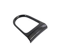 YSA ASF Carbon Fiber ABS Car Gear Shift Box Panel Cover Trim Decorative Kit For Mustang 2015 2016 2017 2018 2019 2020 Car Styling Interior Trim