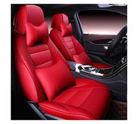 YSA ASF Custom Car Seat Cover For Mercedes For Benz A B C-class Sedan Cla Clk Cls Automobiles Cowhide Leather Seat Cover Cushion(Red,A)