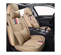 YSA ASF For Volvo Xc60 Xc90 Xc40 Xc70 S60l C30 S80 S90 V50 V60 Car Seat Cover Front+Rear Seat Cover Cushion(Beige,A)