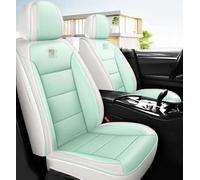 YSA ASF Leather Car Seat Covers For Crv Urv For Civic For Fit For Accord For City For Pilot Xrv Hrv For Jazz For Vezel For Insight For Spirior Seat Cover Cushion(GREEN)