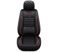 YSA ASF Leather Car Seat Covers For For Leon Mk2 For Ibiza For Ateca For Arona For Altea Xl 1 Set Seat Cover Cushion(Black,Standard)
