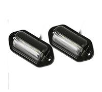 YSA ASF Tail Light Lens 12V Car Number License Plate Light Exterior Lamps Caravan Trailer Waterproof For Trailer Truck Van SUV VAN 2pcs