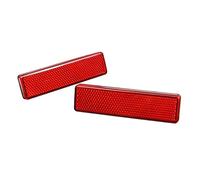 YSA ASF Tail Light Lens 2pcs Rear Bumper Reflector For Opel For Vauxhall For Vivaro For Movano A Pair Left & Right(Red)