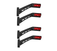 YSA ASF Tail Light Lens Side Marker Light Stalk Indicator Lamp Outline Marker Truck Light Truck Trailer Lorry Carvan 12V 24V 2/4/8x(4x)
