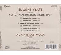 YSA˜E: SONATAS FOR SOLO VIOLIN NEW CD