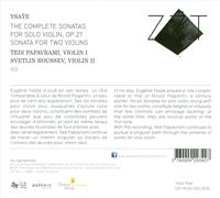 YSA˜E: THE COMPLETE SONATAS FOR SOLO VIOLIN, OP. 27; SONATA FOR TWO VIOLINS NEW