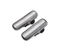 YSAASDS Turn Signal Lights #6325G2 Led Dynamic Side Mirror Blinkers Turn Signal Lights For Citroen For C4 MKI Coupe Hatchback Sedan 2006-2010 Mirror Indicator(Crystal)