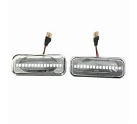 YSAASDS Turn Signal Lights Led Dynamic Turn Signal Light Side Marker Sequential Blinker For Opel For Omega B For Stufenheck For Caravan 1994-2003 Mirror Indicator(Crystal)