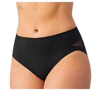 YSABEL MORA Thong Effect Reducing Brief with Medium Compression for Stylized Silhouette and Flat Tummy, Invisible Design and Ultra Flat Seams for Maximum Comfort, Black/White, L