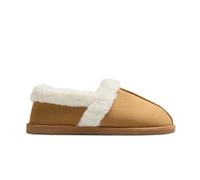 YSABEL MORA Women's House Slippers Fur Detail Comfort and Style Elegant Design Soft Interior Comfort All Day Perfect for Relaxing at Home 100% Polyester TPR Sole, Camel, 8 UK