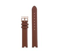 YSABVCP 14mm Cowhide Strap Fit For Casio SHEEN Series 5450 SHE-C100L SHE-C110 Notched Leather Strap Fit For Women's Watch Accessories(Brown rg)