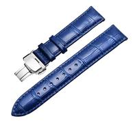 YSABVCP 16mm, 18mm Soft Cowhide Strap Fit For Citizen/Rossini Quick Release Men's Women's Universal Watch Band(Sapphire blue S,16mm)