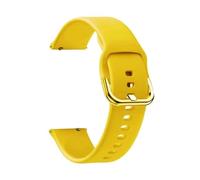 YSABVCP 20mm 22mm Band Fit For Zeblaze Vibe 7 Lite Watch Color Buckle Silicone Bracelet Fit For Zeblaze Stratos 3 2/Ares 3 Pro/Btalk 2 Strap(Yellow,22mm)