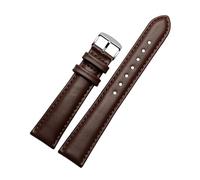 YSABVCP 20mm 22mm Leather Watchband Fit For Casio BEM-501 506 307 EDIFICE Series EFB-530 MTP-1303 Watch Band Bracelet Black Brown(Matte Brown sk,20mm)