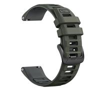 YSABVCP 20mm Silicone Strap Fit For Garmin Forerunner 245 245M 645 Smart Watch Band Replacement Watchband Fit For Garmin Vivoactive 5 Venu(Army Green Stone Ash)