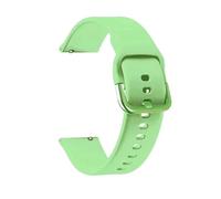 YSABVCP 20mm Sport Strap Fit For Amazfit GTS 4 3 2E 2 Mini SmartWatch Silicone Wrist Band Fit For Amazfit Active/Bip S/Bip U Pro/Bip 3 Bracelet(Green)