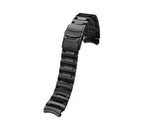 YSABVCP 20mm Stainless Steel Strap Fit For Seiko PROSPEX Series Small Monsters SRPH75K1/SRPD25K1 Watch Men Watchband Black/Silver(Black)