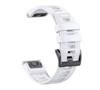 YSABVCP 22mm 26mm Sport Strap Fit For Garmin Fenix 8 47mm 51mm Epix Pro/Enduro 3 7X 7 6X 6 Strap Replacement Bracel(White,26mm)