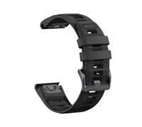 YSABVCP 22mm 26mm Sport Strap Fit For Garmin Fenix 8 47mm 51mm Epix Pro/Enduro 3 7X 7 6X 6 Strap Replacement Bracel(Black,26mm)