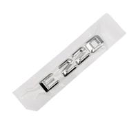 YSABVCP 3D ABS Car Rear Trunk Emblem Badge Logo Fit For Mercedes Benz E220 E320 W213 W212 W211 E Class Accessories(Silver E 220)