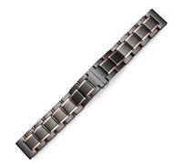 YSABVCP Ceramic Watch Strap Stainless Steel Between Ceramics 20mm 22mm Watch Strap Watchband Fit For Samsung S3 46 Fit For Huawei GT(Black ceramic rose,20mm)