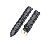 YSABVCP Classic Ancient Style Cowhide Watch Strap Fit For DW Solid Stainless Steel Buckle Straight Interface Watchband(Black(ZJ)-Rose-K1,20mm)