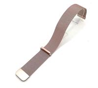 YSABVCP Convex Head Style Stainless Steel Magnetic Mesh Strap Universal 20mm 22mm Watch Strap Quick Release Watchbands(Rose Gold,20mm)