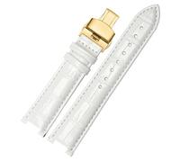 YSABVCP Cowhide Strap Fit For Michael Kors Mk5774 2425/43 Concave Female Watch Strap Fit For Mike Coles Watch Accessories Black/Red/Blue(White gk)