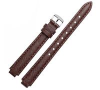 YSABVCP Cowhide Strap Substitute Fit For Casio Watch Fit For Women SHEEN Series SHE-3034GL/SHE-4029PG Watch Strap Convex Watch Accessories(Brown sk,12-8mm)