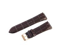 YSABVCP Cowhide Watch Bands Fit For Guess Exclusive W0040G3/0247G3/0040G7 Leather With 22mm Male Watch Strap(Coffee-RS-K1)