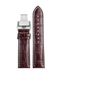 YSABVCP First Layer Watchband Fit for Casio Mtp1375 1374 1183 1303 1370 Mdv106 Swordfish Watch Strap Genuine Leather Men 22mm(Brown white-Steel-B1,22mm)