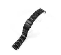 YSABVCP Fit For Casio PRO TREK Series 18mm Steel Watch Strap PRG-260/270/500 PRW3500/2500/5100 Solid Steel Buckle Durable Outdoor Bracelet(Black)