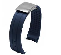 YSABVCP Fit For Citizen M005 Series Sweat-Proof Comfortable Soft Rubber Men's Outdoor 22 23MM Watch Strap(Blue-Steel-Z14,22mm)