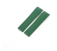 YSABVCP Fit For Longines Conquest 21mm Replace Fold Buckle Strap Rubber with Tool Silicone Diving L3.742/781 Sports Men's Accessories(Green-No buckle)