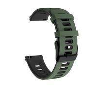 YSABVCP Fit For Mibro Watch A2 A1 Smartwatch Band 20mm 22mm Silicone Replacement Strap Fit For Mibro C3 C2/X1/Lite2/Color/Lite Bracelet Ремешок(Army green black,20mm)
